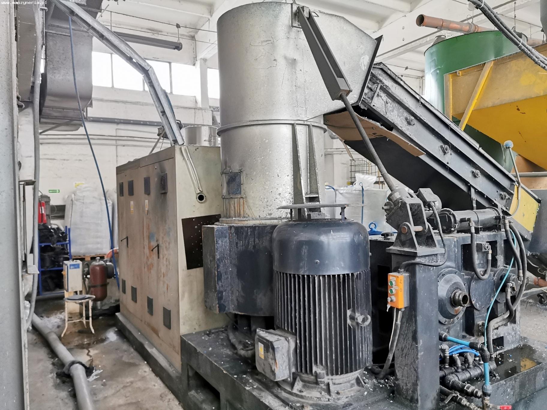 Linea di riciclaggio e granulazione plastica PE 300 in vendita - foto 4